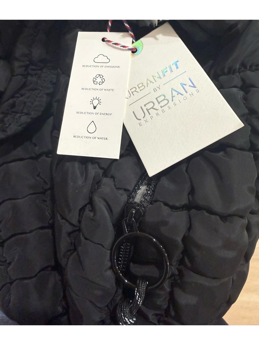 Urban Expansion Quilted Black Hobo Shoulder Bag - Picture 5 of 7